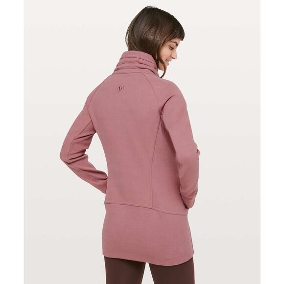 Lululemon Radiant Full Zip Jacket Size 10 Spanish Rose Pink - Picture 2 of 8